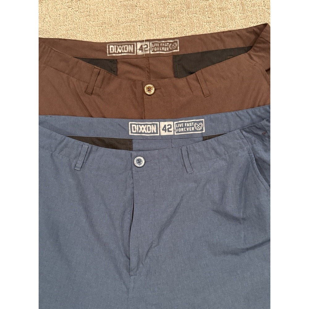 Dixxon Flannel Co 2 Pair Hybrid Utility Shorts Size 42 Live Fast Forever (C1)